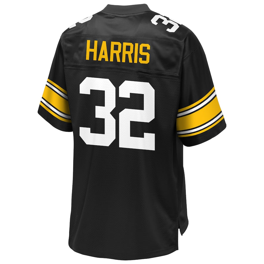 Pittsburgh Steelers Franco Harris Pro Line Black Football Jersey product image