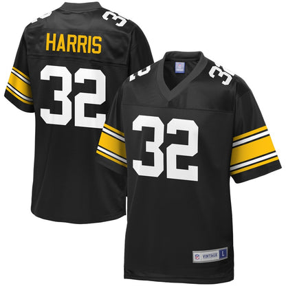Pittsburgh Steelers Franco Harris Pro Line Black Football Jersey product image