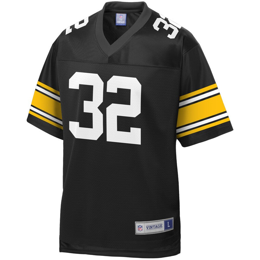 Pittsburgh Steelers Franco Harris Pro Line Black Football Jersey product image