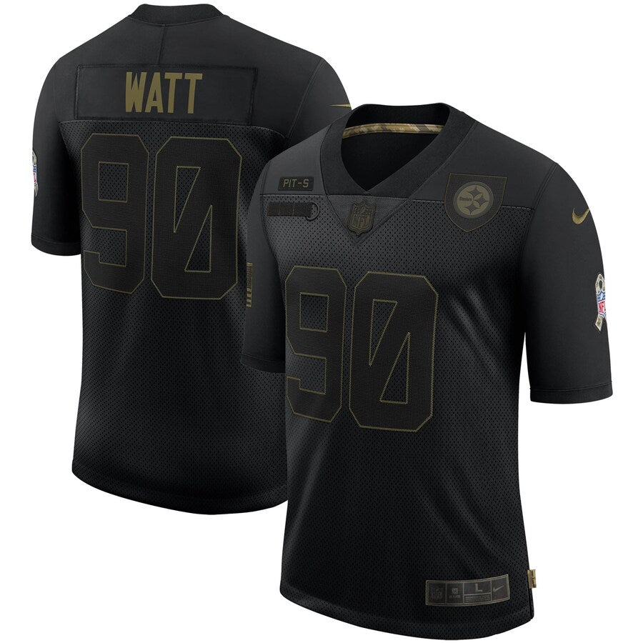 Pittsburgh Steelers T.j. Watt Limited Salute To Service Black Football Jersey product image