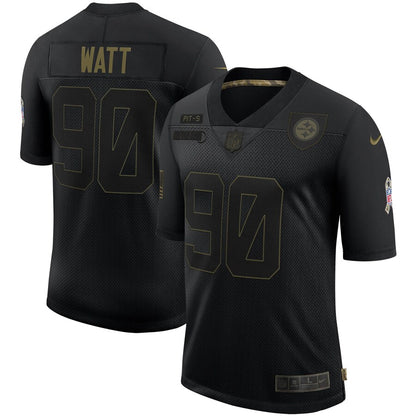 Pittsburgh Steelers T.j. Watt Limited Salute To Service Black Football Jersey product image