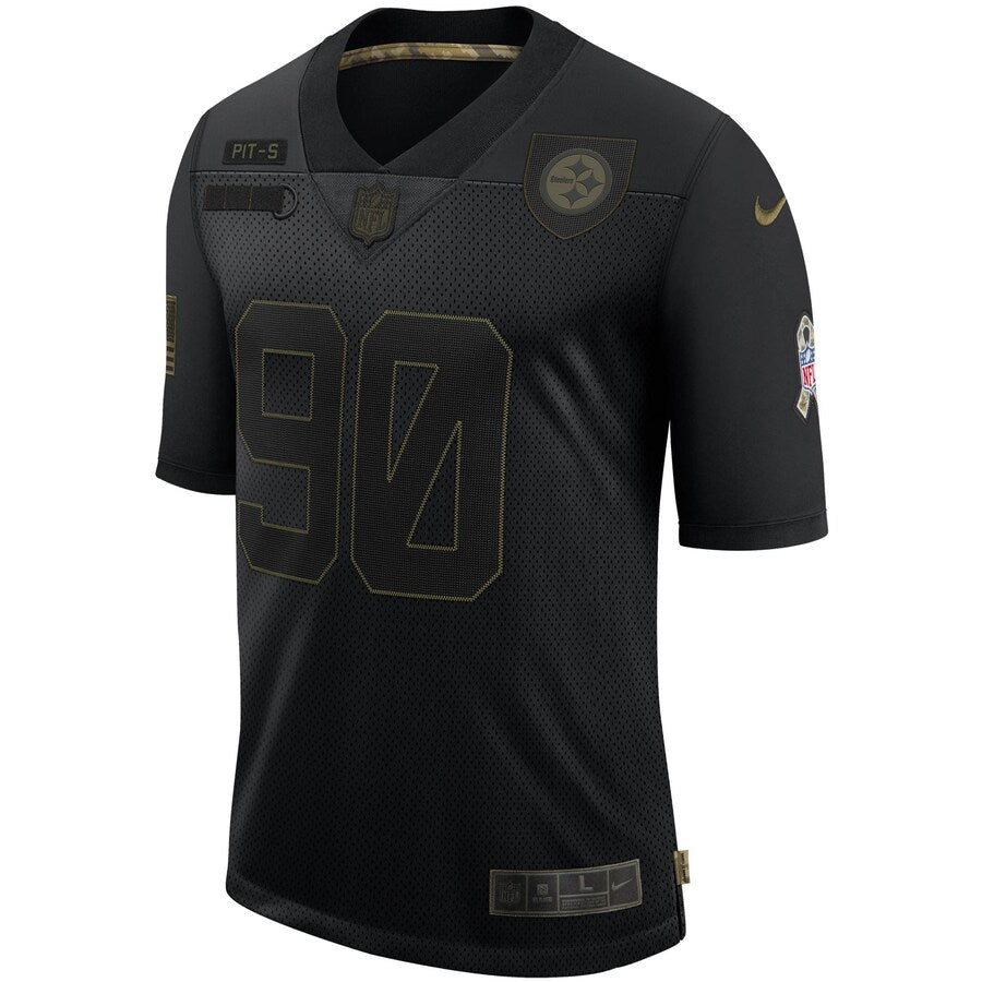 Pittsburgh Steelers T.j. Watt Limited Salute To Service Black Football Jersey product image