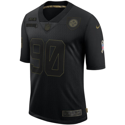 Pittsburgh Steelers T.j. Watt Limited Salute To Service Black Football Jersey product image