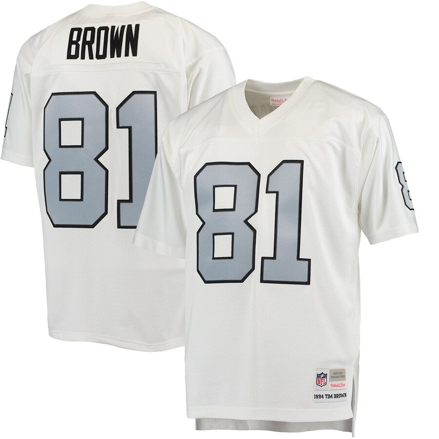 Las Vegas Raiders Tim Brown Legacy White Football Jersey product image