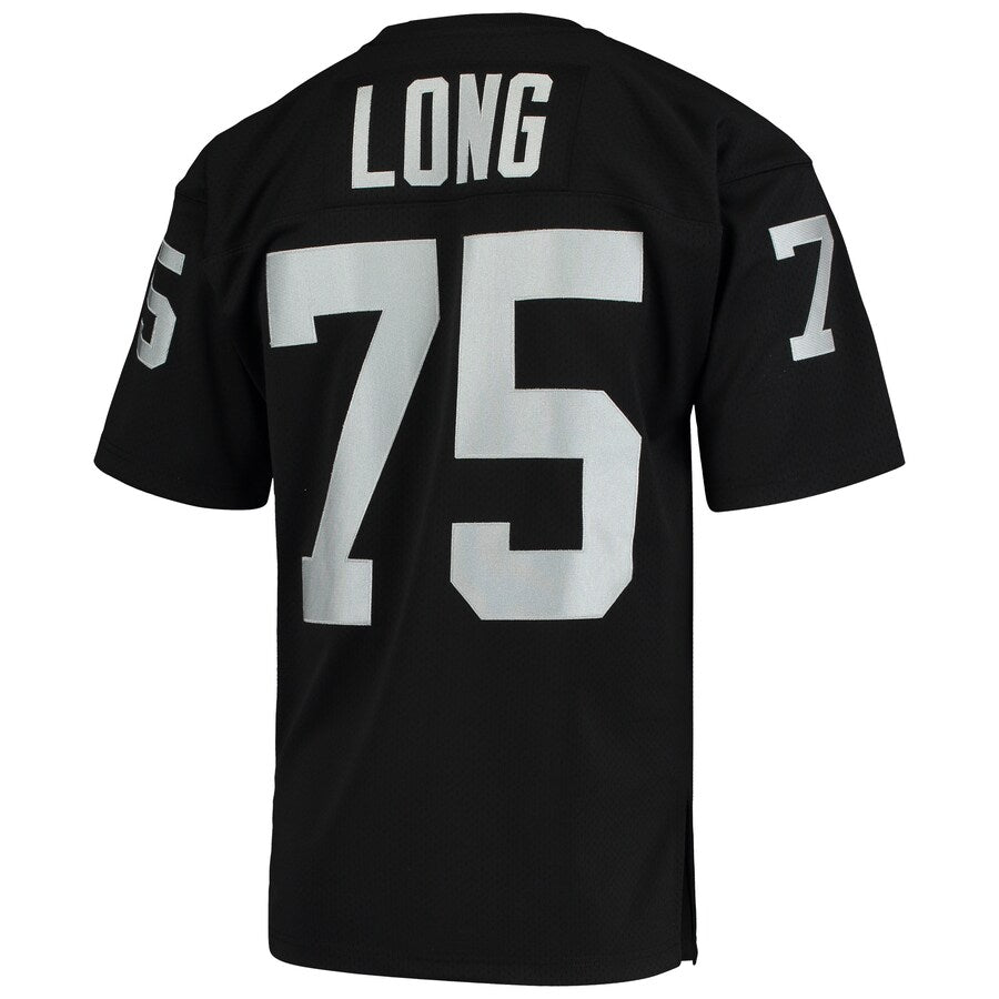 Las Vegas Raiders Howie Long 1983 Throwback Black Football Jersey product image