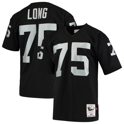 Las Vegas Raiders Howie Long 1983 Throwback Black Football Jersey product image