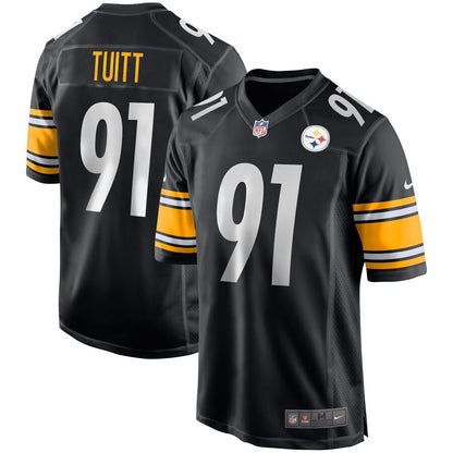 Pittsburgh Steelers Stephon Tuitt Game Black Football Jersey product image