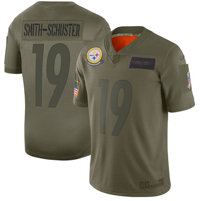 Pittsburgh Steelers Juju Smith-Schuster Limited Salute To Service Olive Football Jersey product image