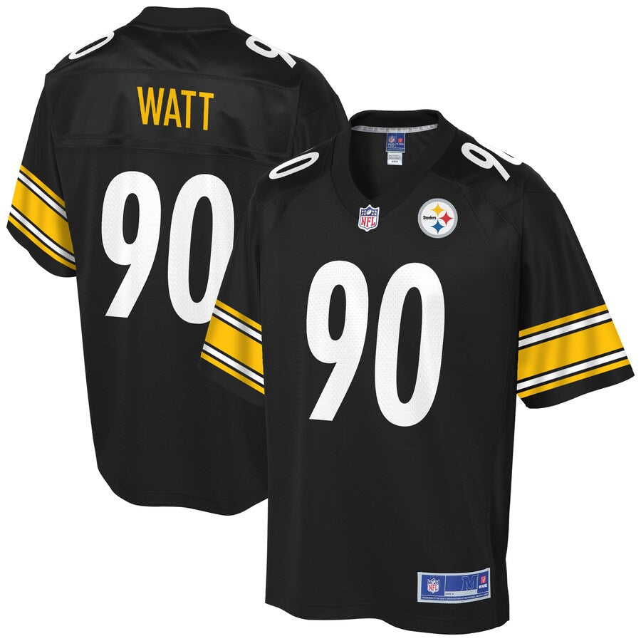 Pittsburgh Steelers T.j. Watt Pro Line Black Football Jersey product image