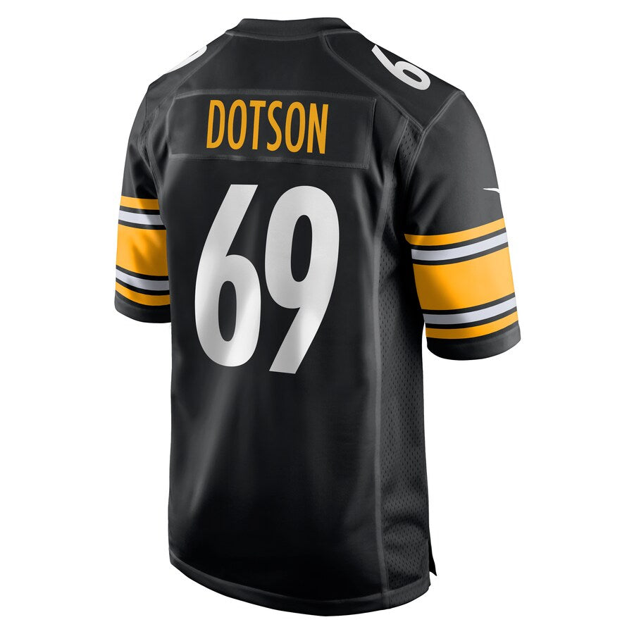 Pittsburgh Steelers Kevin Dotson Game Black Football Jersey product image