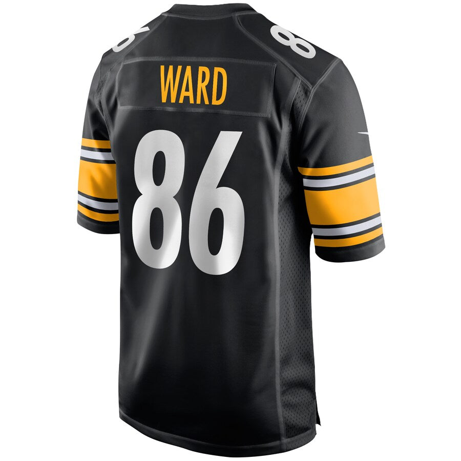 Pittsburgh Steelers Hines Ward Game Black Football Jersey product image