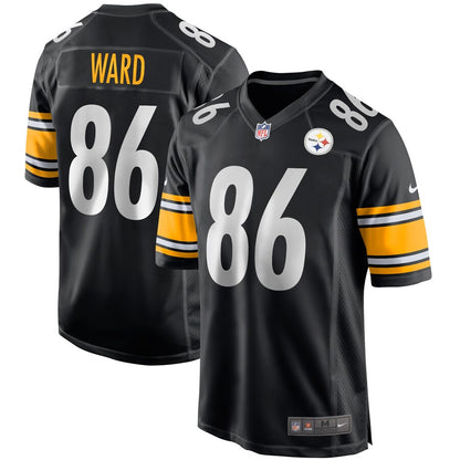 Pittsburgh Steelers Hines Ward Game Black Football Jersey product image