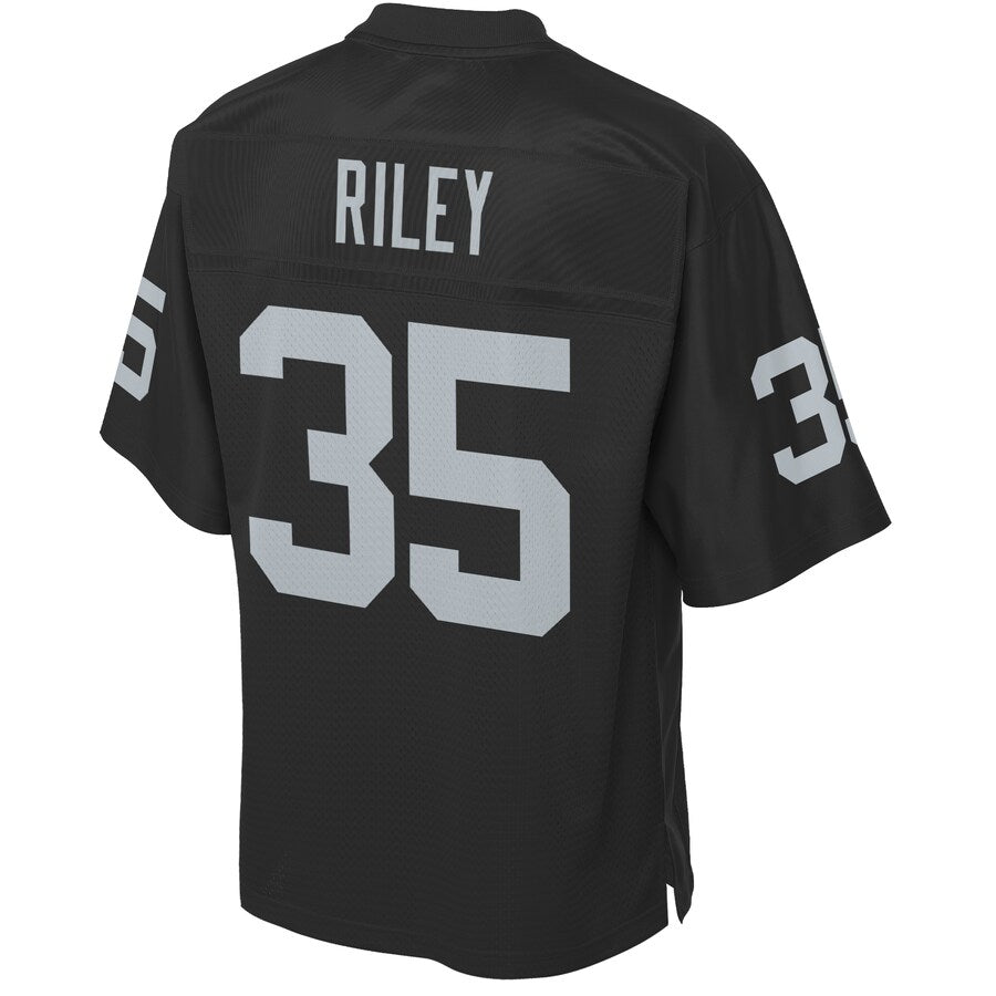 Las Vegas Raiders Curtis Riley Pro Line Big & Tall Black Football Jersey product image