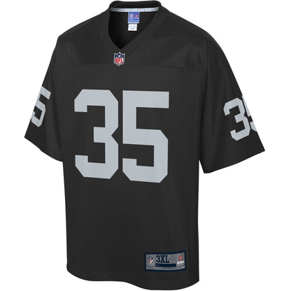 Las Vegas Raiders Curtis Riley Pro Line Big & Tall Black Football Jersey product image