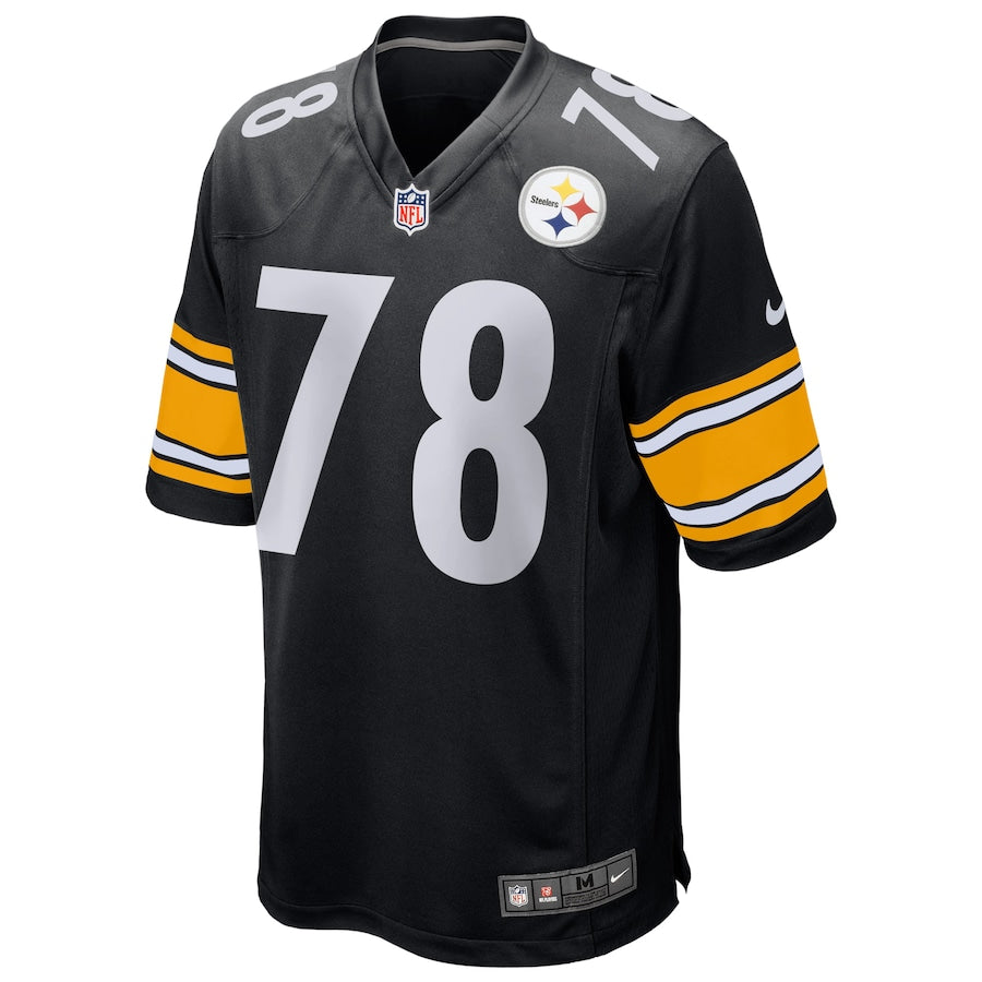 Pittsburgh Steelers Alejandro Villanueva Game Black Football Jersey product image