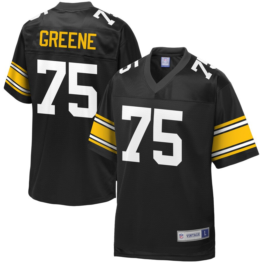 Pittsburgh Steelers Joe Greene Pro Line Black Football Jersey product image