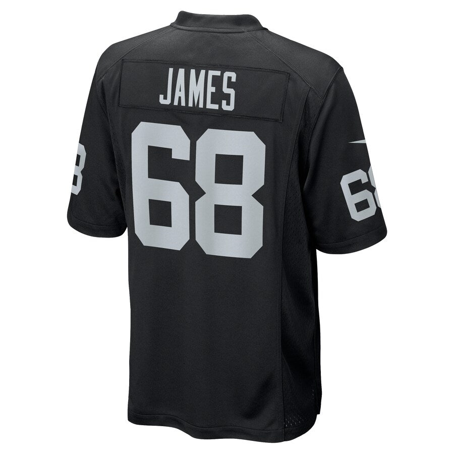 Las Vegas Raiders Andre James Game Black Football Jersey product image