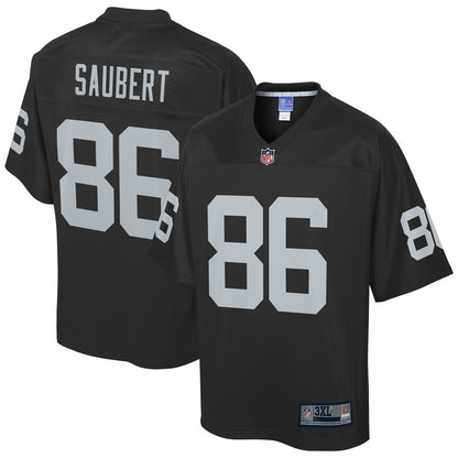 Las Vegas Raiders Eric Saubert Pro Line Big & Tall Black Football Jersey product image