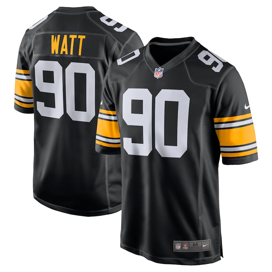 Pittsburgh Steelers T.j. Watt Alternate Game Black Football Jersey product image