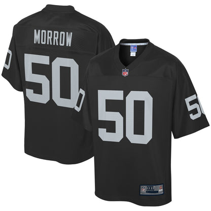 Las Vegas Raiders Nicholas Morrow Pro Line Big & Tall Black Football Jersey product image