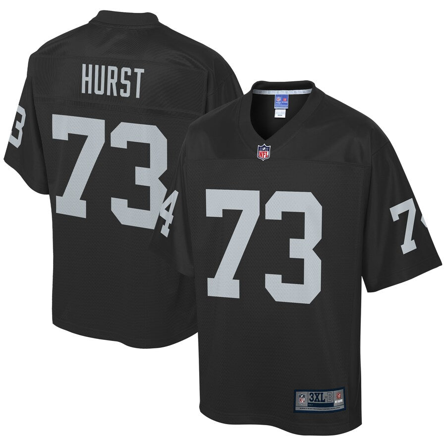 Las Vegas Raiders Maurice Hurst Pro Line Big & Tall Black Football Jersey product image