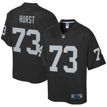 Las Vegas Raiders Maurice Hurst Pro Line Big & Tall Black Football Jersey product image