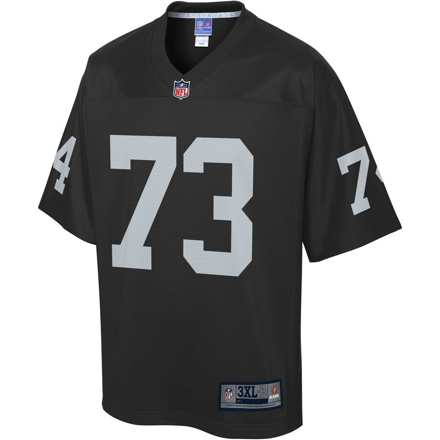 Las Vegas Raiders Maurice Hurst Pro Line Big & Tall Black Football Jersey product image