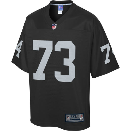 Las Vegas Raiders Maurice Hurst Pro Line Big & Tall Black Football Jersey product image
