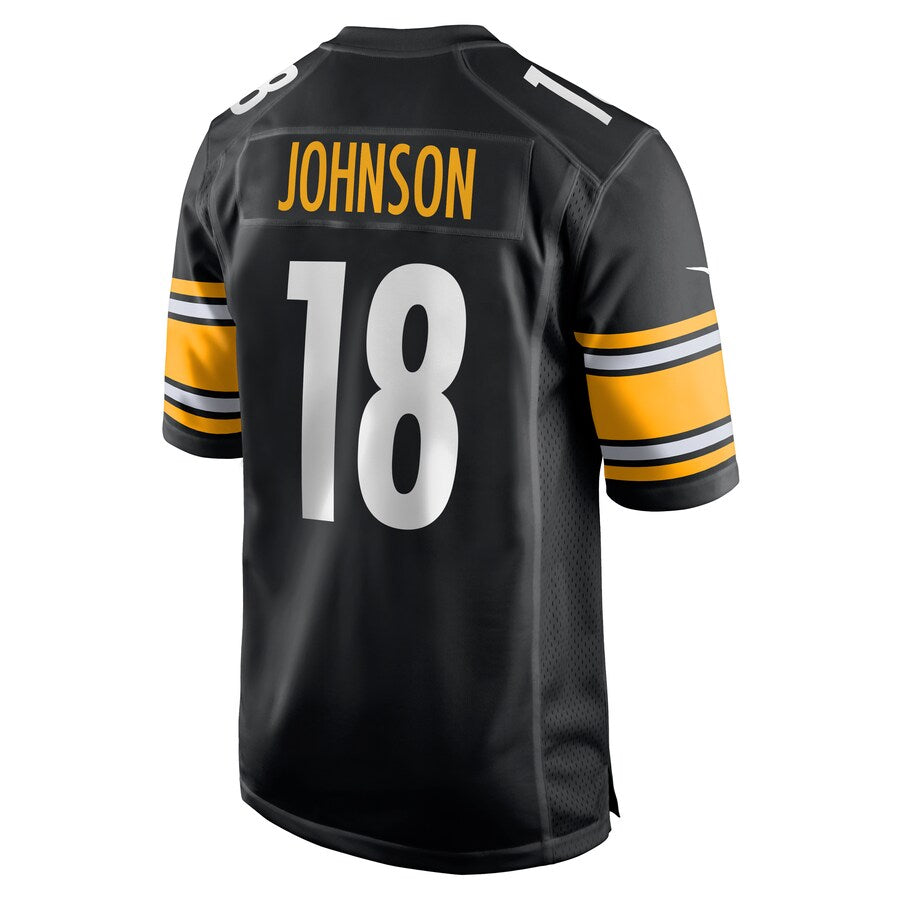 Pittsburgh Steelers Diontae Johnson Game Black Football Jersey product image