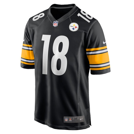 Pittsburgh Steelers Diontae Johnson Game Black Football Jersey product image