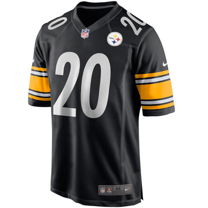 Pittsburgh Steelers Rocky Bleier Game Black Football Jersey product image