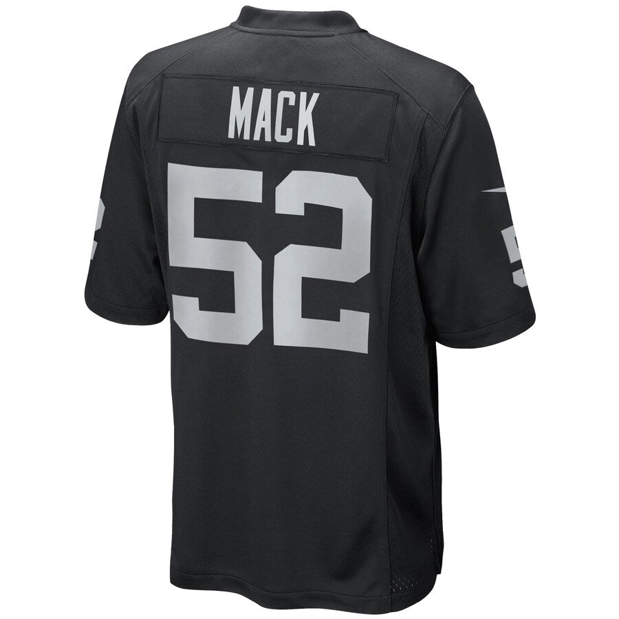 Las Vegas Raiders Khalil Mack Game Black Football Jersey product image