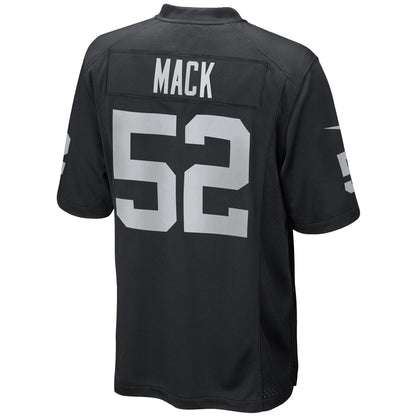 Las Vegas Raiders Khalil Mack Game Black Football Jersey product image