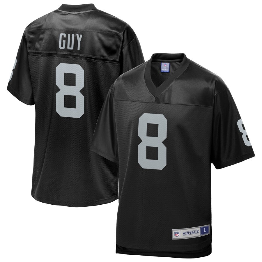 Las Vegas Raiders Ray Guy Pro Line Black Football Jersey product image