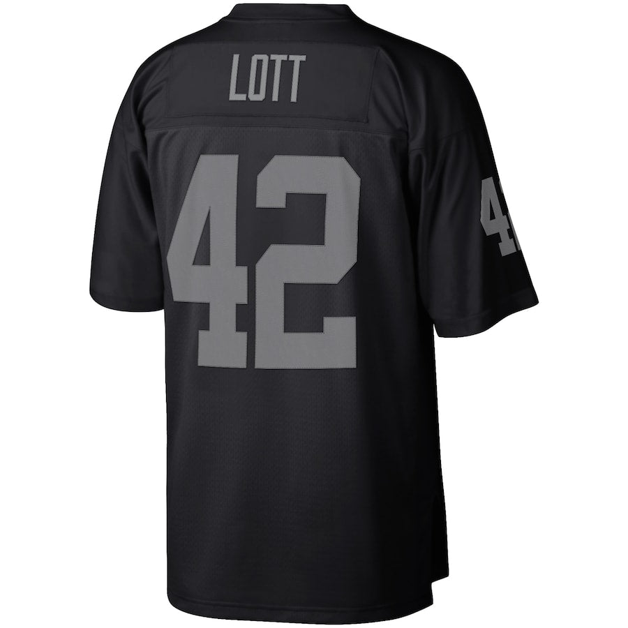 Las Vegas Raiders Ronnie Lott Legacy Black Football Jersey product image