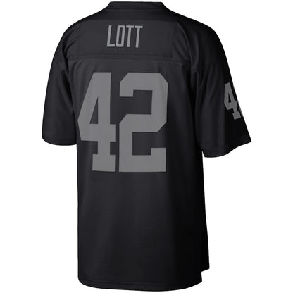 Las Vegas Raiders Ronnie Lott Legacy Black Football Jersey product image