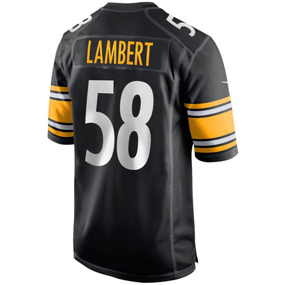 Pittsburgh Steelers Jack Lambert Game Black Football Jersey product image