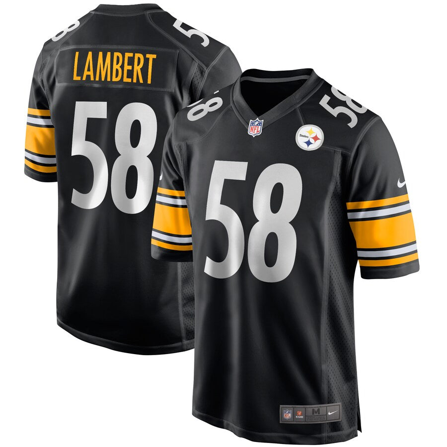 Pittsburgh Steelers Jack Lambert Game Black Football Jersey product image