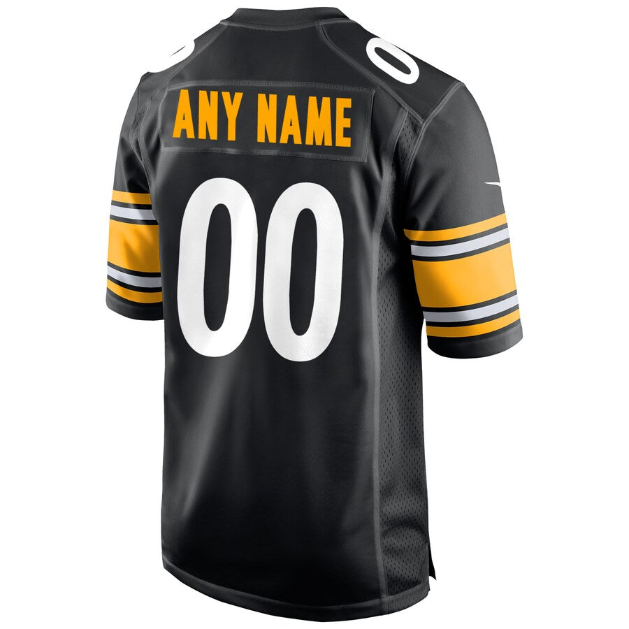 Pittsburgh Steelers Custom Game Black Football Jersey product image
