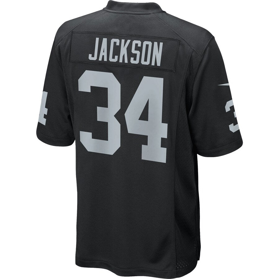 Las Vegas Raiders Bo Jackson Game Black Football Jersey product image