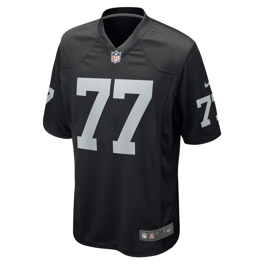 Las Vegas Raiders Trent Brown Game Black Football Jersey product image
