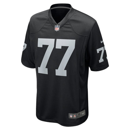 Las Vegas Raiders Trent Brown Game Black Football Jersey product image