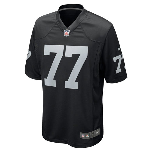 Las Vegas Raiders Trent Brown Game Black Football Jersey product image