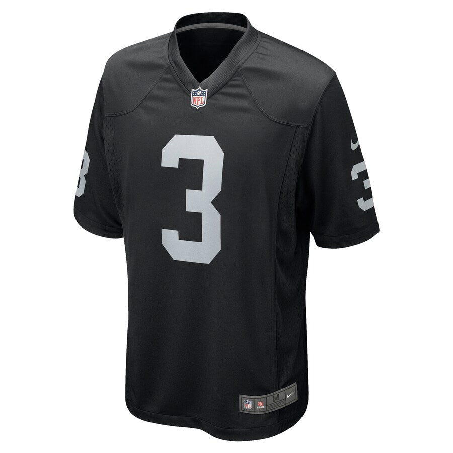 Las Vegas Raiders Nathan Peterman Game Black Football Jersey product image