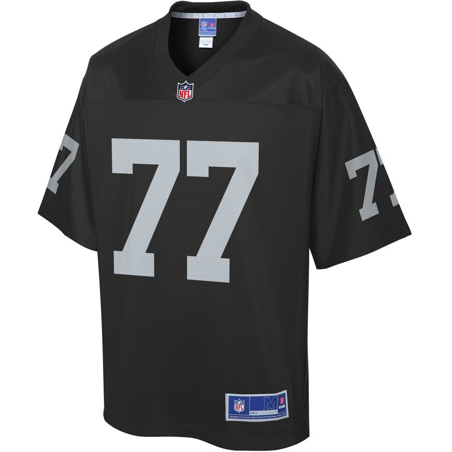 Las Vegas Raiders Trent Brown Pro Line Black Football Jersey product image