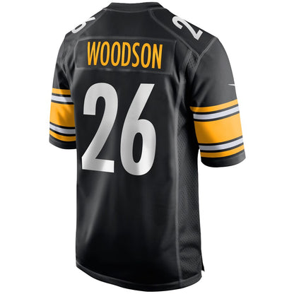 Pittsburgh Steelers Rod Woodson Game Black Football Jersey product image