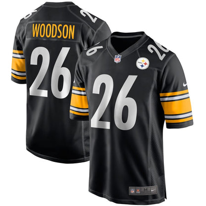 Pittsburgh Steelers Rod Woodson Game Black Football Jersey product image