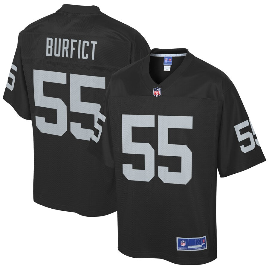 Las Vegas Raiders Vontaze Burfict Pro Line Black Football Jersey product image