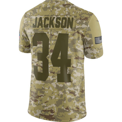 Las Vegas Raiders Bo Jackson Camo Limited Salute To Service Football Jersey product image
