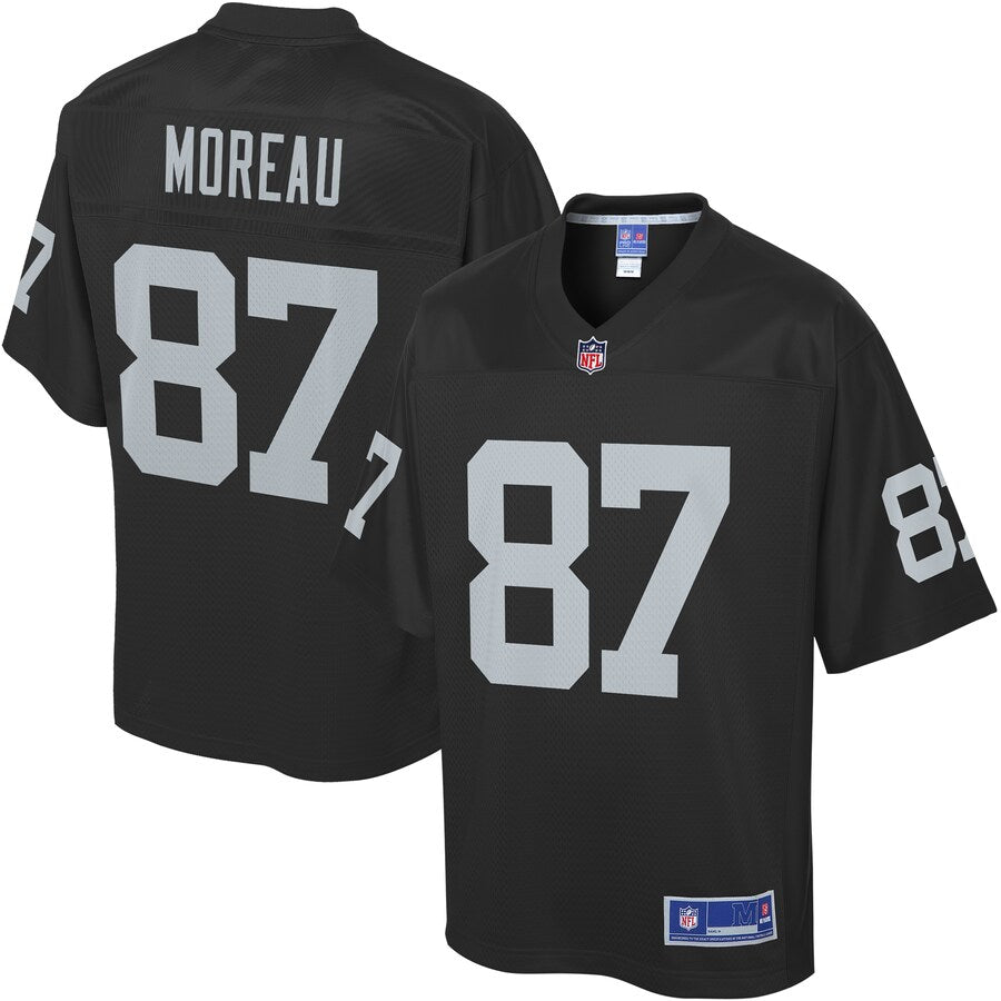 Las Vegas Raiders Foster Moreau Pro Line Black Football Jersey product image